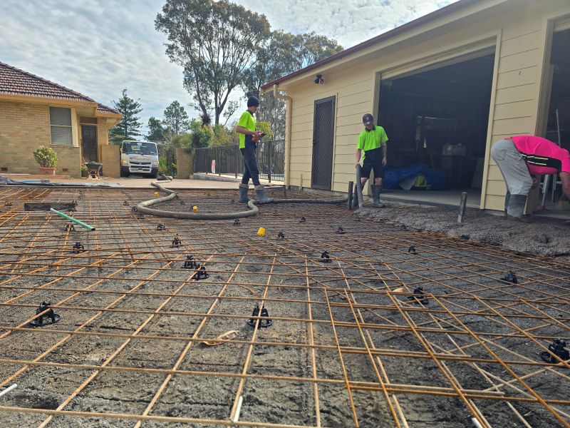 Mini Concrete Pump in Action