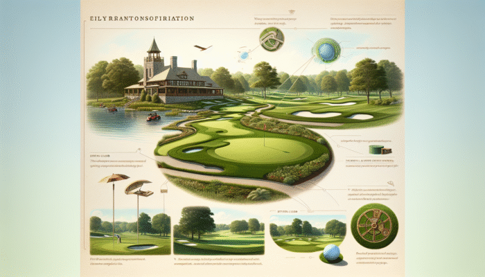 Modernized Bryanston Golf Club with sustainable landscaping and advanced irrigation, blending traditional charm with strategic gameplay.