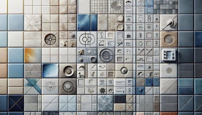 Clean, sealed tile and grout with a protective sheen, demonstrating stain resistance and ease of maintenance.