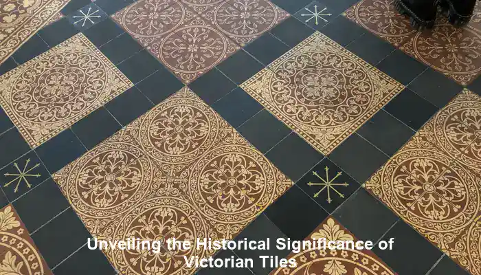 An image showcasing historic Victorian Tiles in York Cathedral UK
