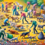 Community Cleanups with Dogs for a Cleaner World