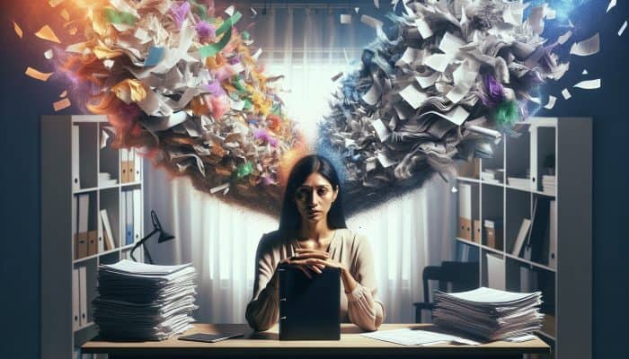 Top-Rated Debt Consolidation Lenders on X: Best UK Options | DCL Top-Rated Debt Consolidation Lenders on X: Person consolidating scattered debt papers into one organized folder, symbolizing financial relief.