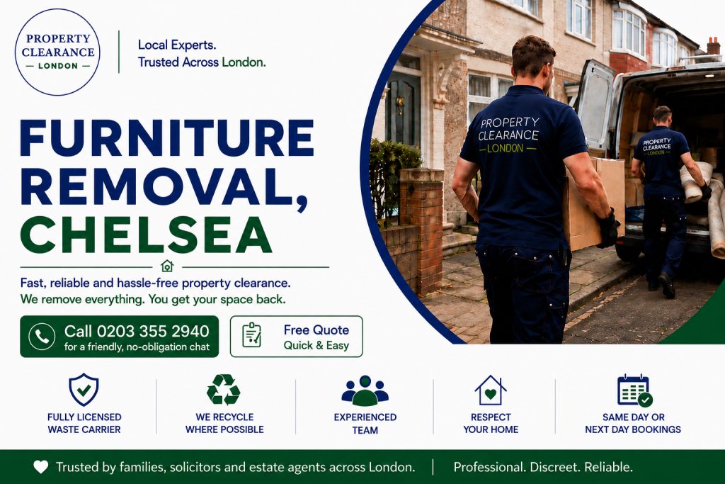 Furniture Removal Services for Hassle-Free Relocation in Chelsea