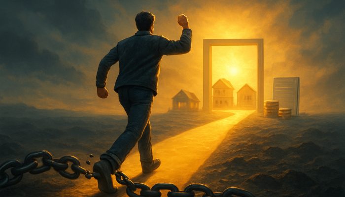 Stopping New Borrowing During a Debt Plan: Key Advice | DCL Determined individual breaking free from debt chains towards better homes and loans.